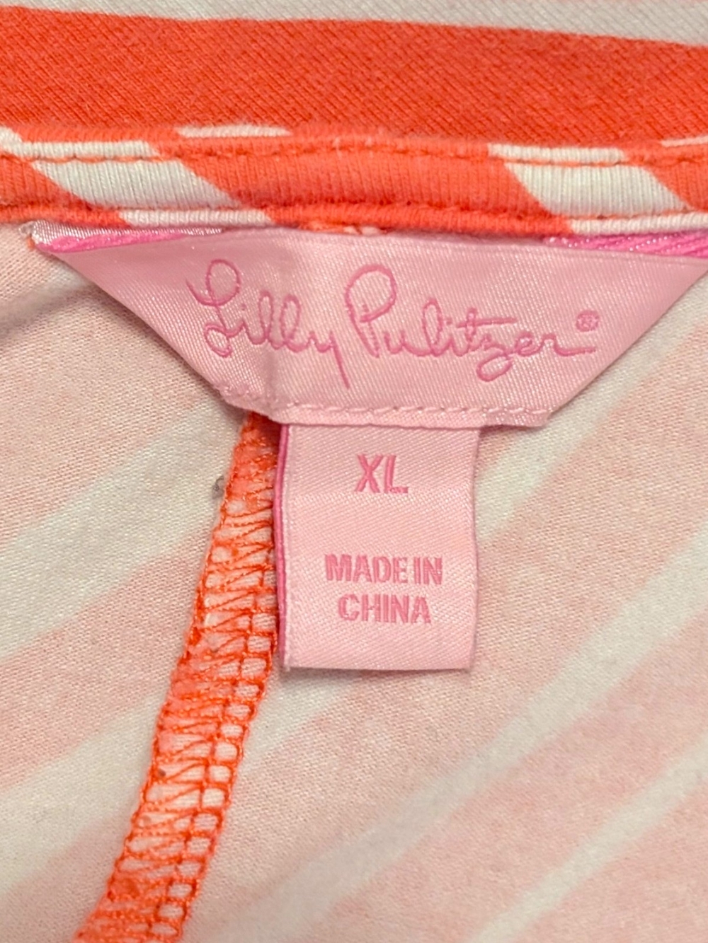 Lilly Pulitzer Topanga Dress in the "Watermelon Shimmy Shell", Size Xl - Picture 5 of 7